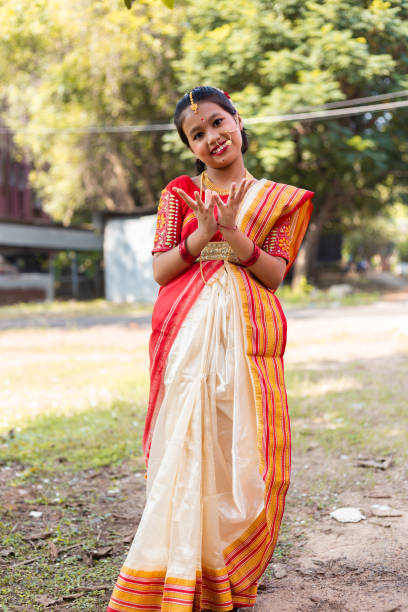 istock Indian girl child dancing 1836856910