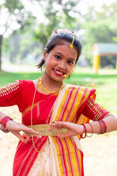 istock Indian girl child dancing 1836856913