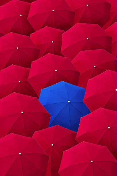 istock Umbrella, leader, unique, boss, individuality, original, special. 183686366