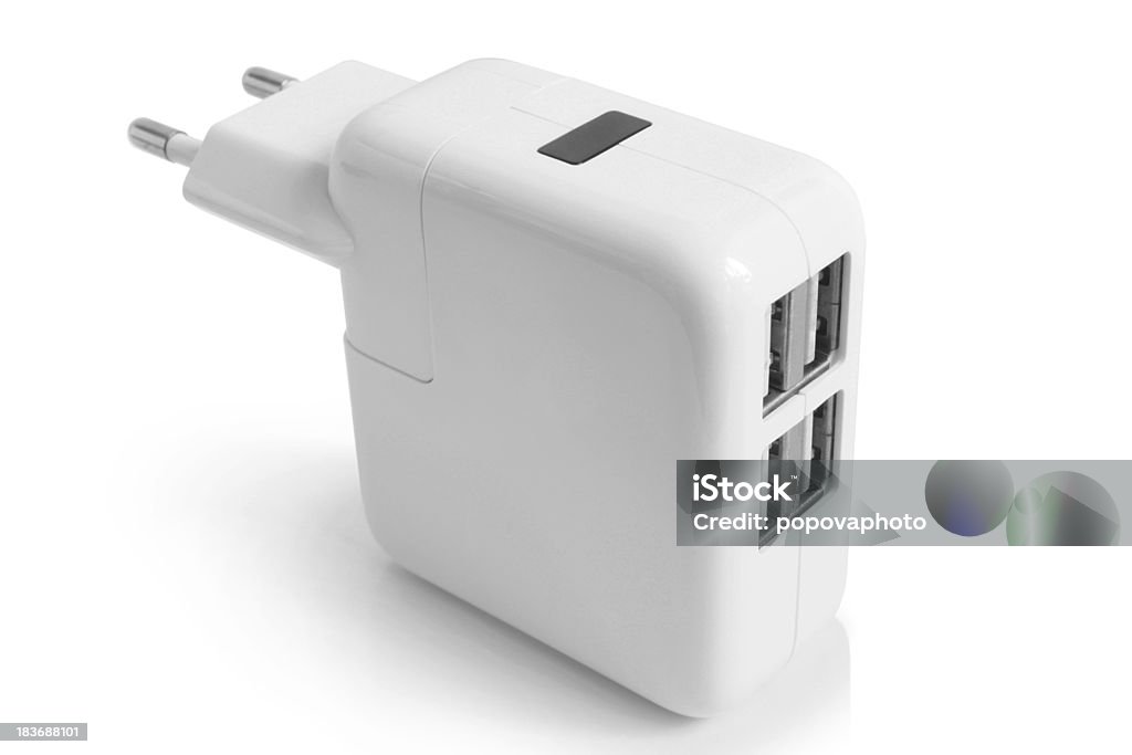 Elektryczne, porty USB adapter - Zbiór zdjęć royalty-free (Bez ludzi)