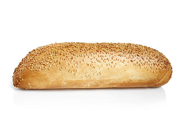 istock Mini French bread baguette with sesame seeds 183688658