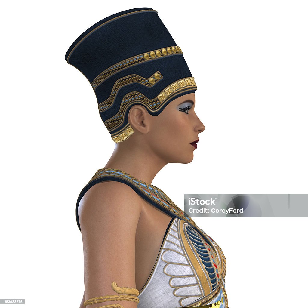 Egipcio Nefertiti cara - Foto de stock de Nefertiti libre de derechos