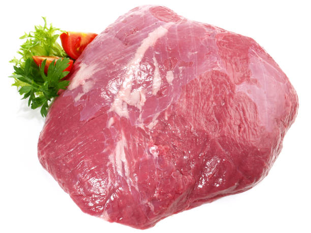 istock Raw Beef Meat for Steaks on white Background - Isolated 1836910417