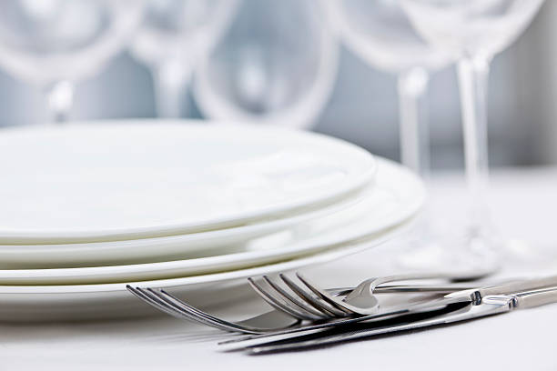 istock Plates and cutlery 183695039