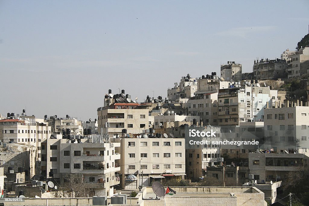 Palestinian buildings. Generic palestinian homes, usable to represent all the cities of the territory. West Bank / Gaza Gaza Strip Stock Photo