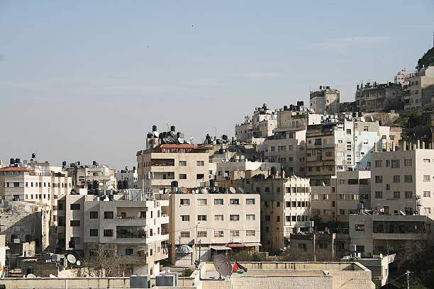 Palestinian buildings. Generic palestinian homes, usable to represent all the cities of the territory. West Bank / Gaza gaza strip photos stock pictures, royalty-free photos & images
