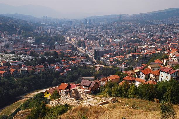 View of Sarajevo stock photo