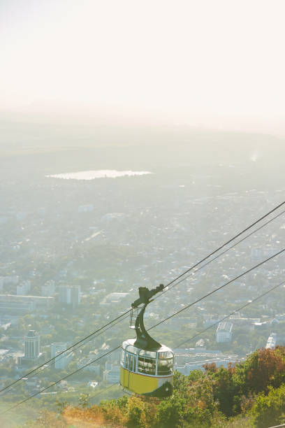 istock Attraction cable car for climbing the mountain. 1836964611