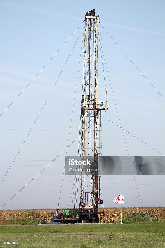 land huile de forage pétrolier offshore industrie lourde - Photo de Acier libre de droits