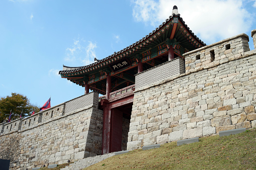 Old Korean Fortress's Hongseong Hongju Eupseong, South Korea