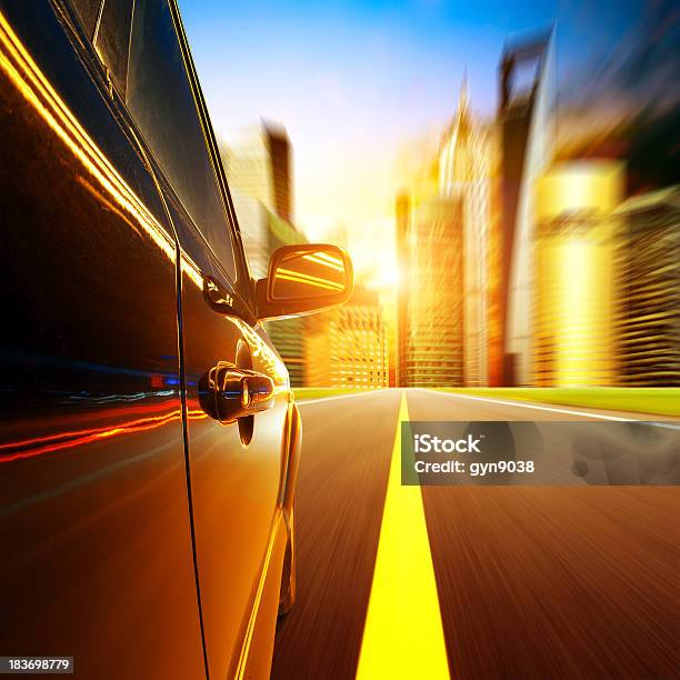 Highspeed Car Stock Photo - Download Image Now - Abstract, Activity, Asphalt