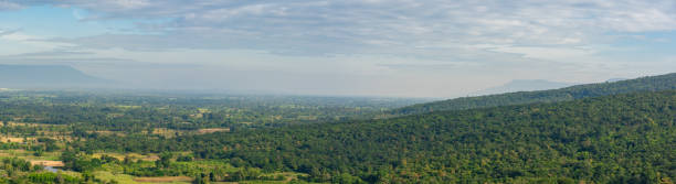 istock Hill and sky landscaped panorama view 1836996067