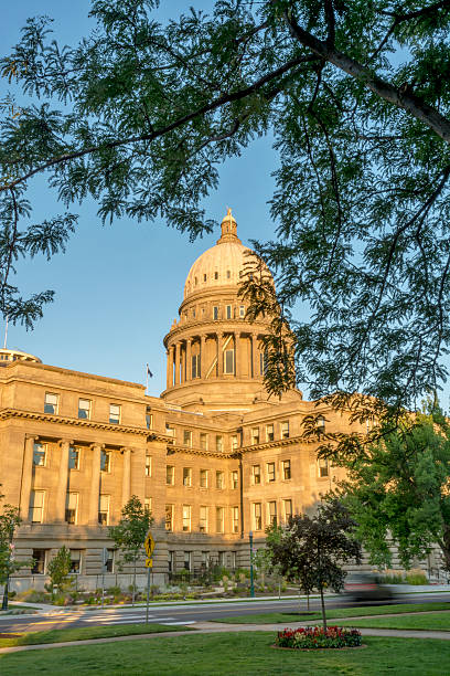 istock Boise Idaho state capital building in morning light 183700096