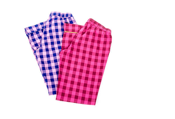 istock Pajamas Pants Isolated on White 183700694