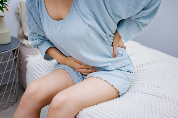 istock Woman having abdominal pain 1837028765