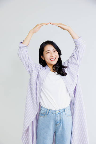 istock Asian woman with Yes gesture 1837038734