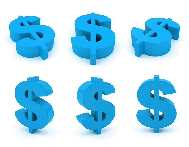 istock Set of 3D dollar sign 183705727