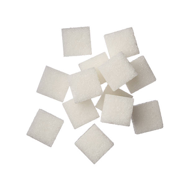 Sugar cubes on white background Sugar cubes on white background sugar cube stock pictures, royalty-free photos & images