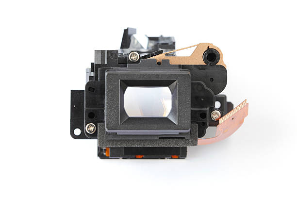 istock Camera view finder parts isolated on white background 183709530