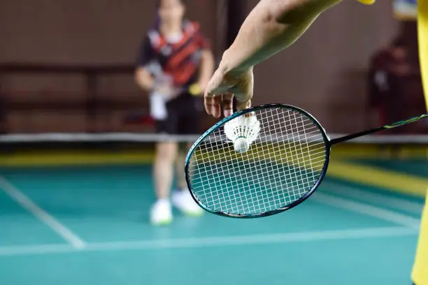 Photo of Badminton serve