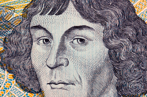 An image of Christopher Columbus from a 5000 Lire Italian bill issued in 1971. It has long been replaced by Euro notes.