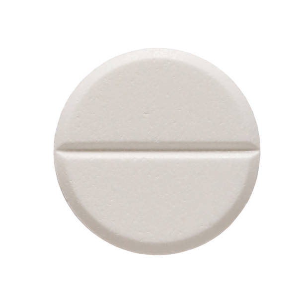 istock One white round tablet pill  isolated on white background 1837153726