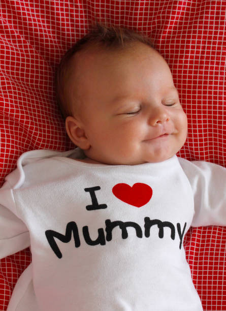 istock Cute infant boy about 1-2 months old relaxing at home. 1837161147