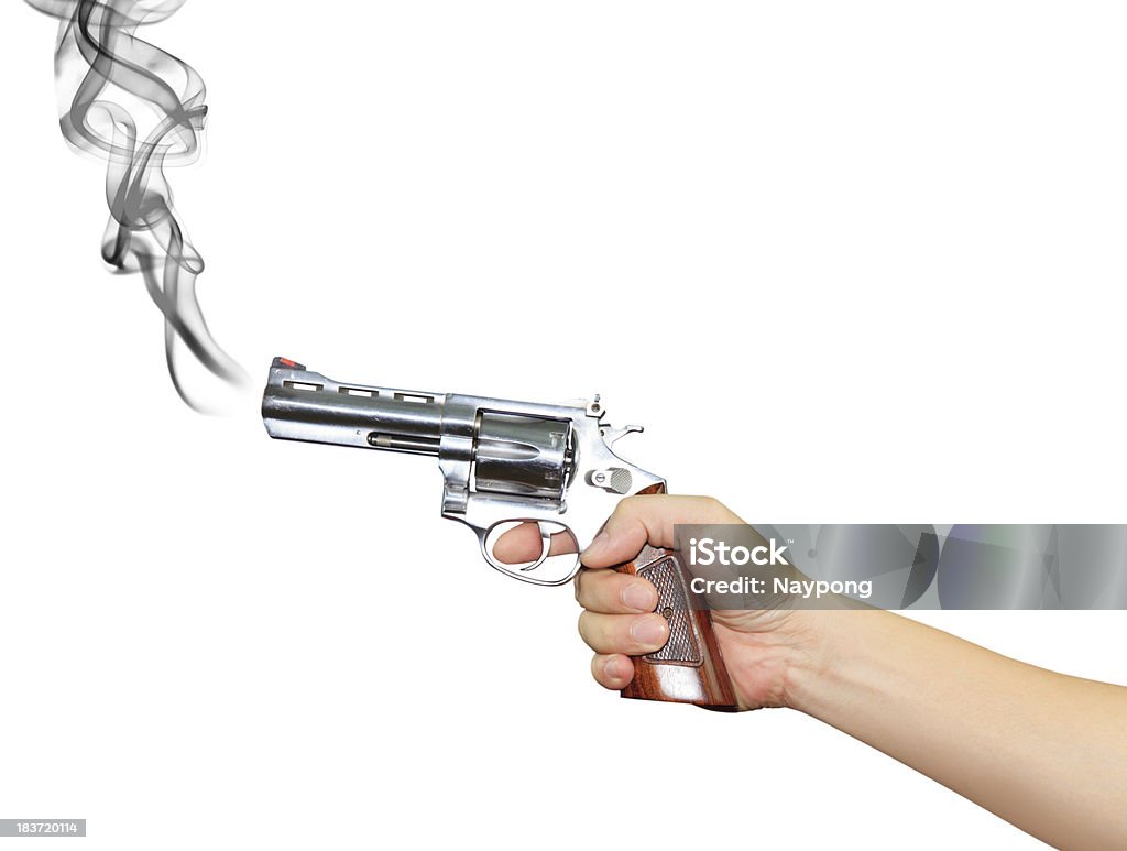 Рука с пистолетом - Стоковые фото Армия роялти-фри