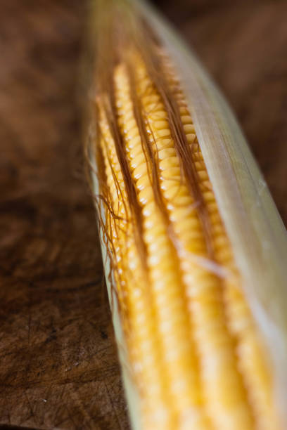 Artisanal preparation of corn cachapas, a typical Venezuelan dish.
