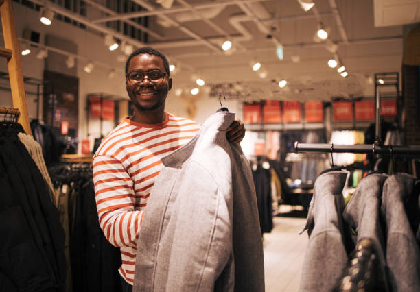 istock Young black man at shopping 1837338901