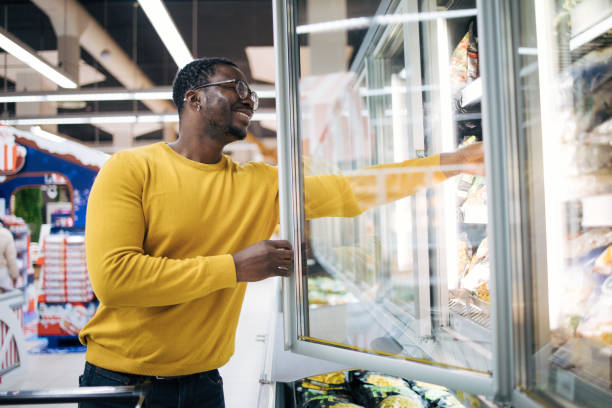 istock Man shopping for groceries 1837360334