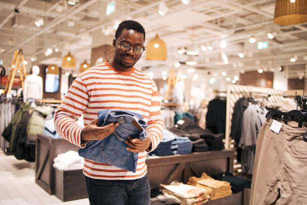 istock Young black man at shopping 1837382222