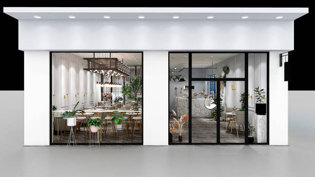 istock 3D render of cafetaria and restaurant 1837406815