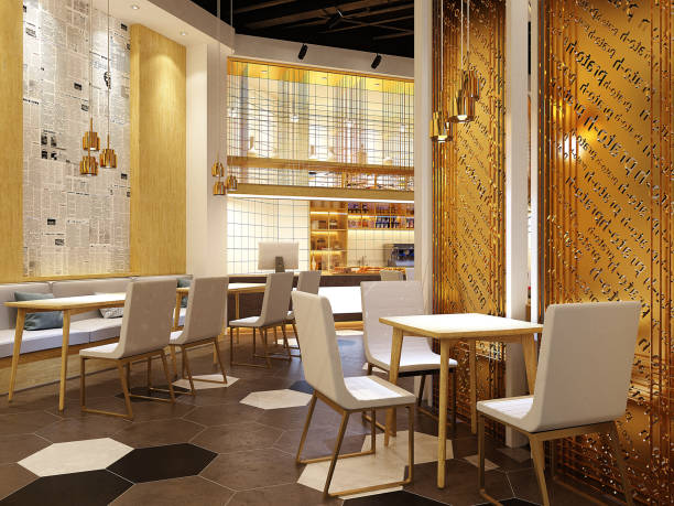istock 3D render of cafetaria and restaurant 1837408974