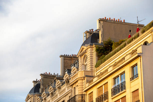 istock Paris apartment building in late afternoon sunlight 1837428954