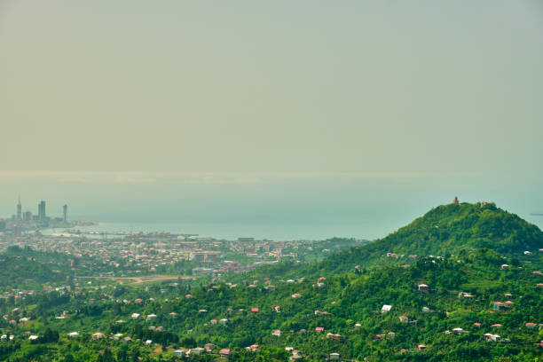 istock Overview of Batumi and the Sameba church 1837449937