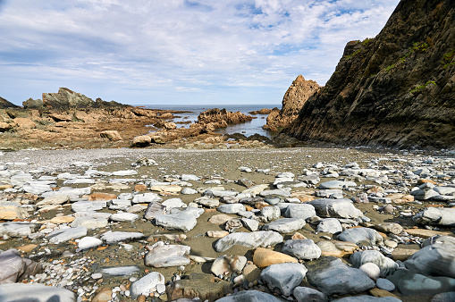 El Garruncho beach. San Esteban. Muros de Nalón. Asturias, Spain