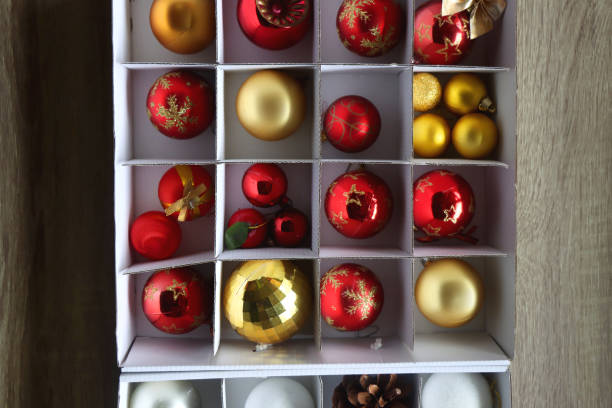 istock Christmas Ornaments in the Boxes 1837473171