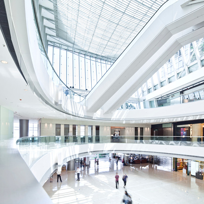 Inside modern Shopping Mall