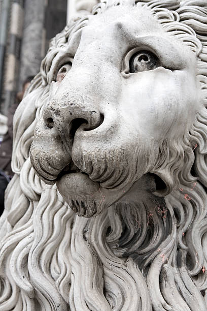 istock Sad Lion. Genoa - Italy 183750833