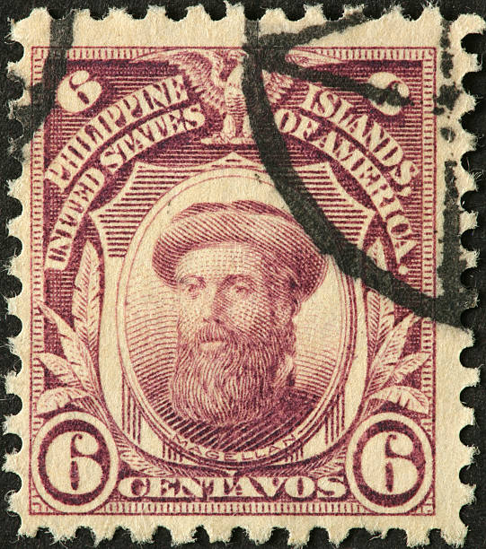 istock Magellan on an old Philippine stamp 183751253