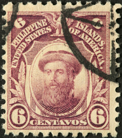 Magellan on an old Philippine stamp