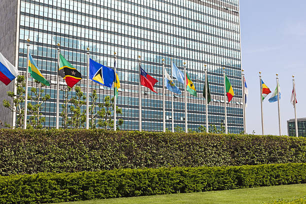 new york-nations unies # 4 xxxl - siège des nations unies photos et images de collection