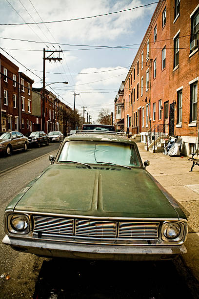istock Vintage urban car 183751372