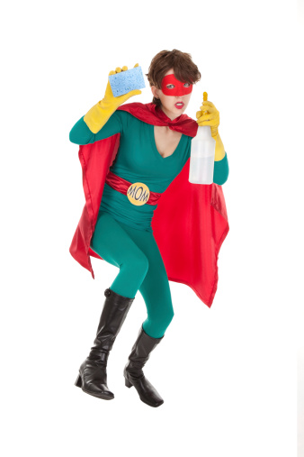 bezig Persoonlijk bubbel Superhero Mom Sneaking Up On Dirt Stock Photo - Download Image Now - Mask -  Disguise, One Woman Only, Women - iStock