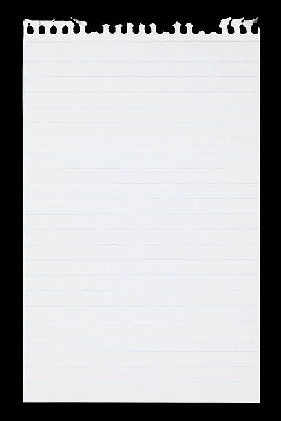 Blank Notebook page stock photo