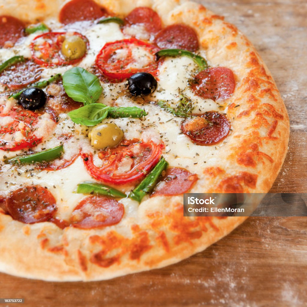 Pizza - Royalty-free Alimentação Não-saudável Foto de stock