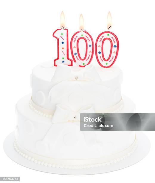 Setna Rocznica - zdjęcia stockowe i więcej obrazów Numer 100 - Numer 100, Ciasto, Setna rocznica