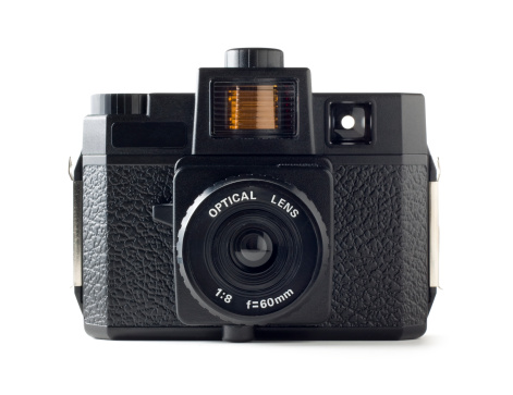 Plastic medium 120 film format toy camera