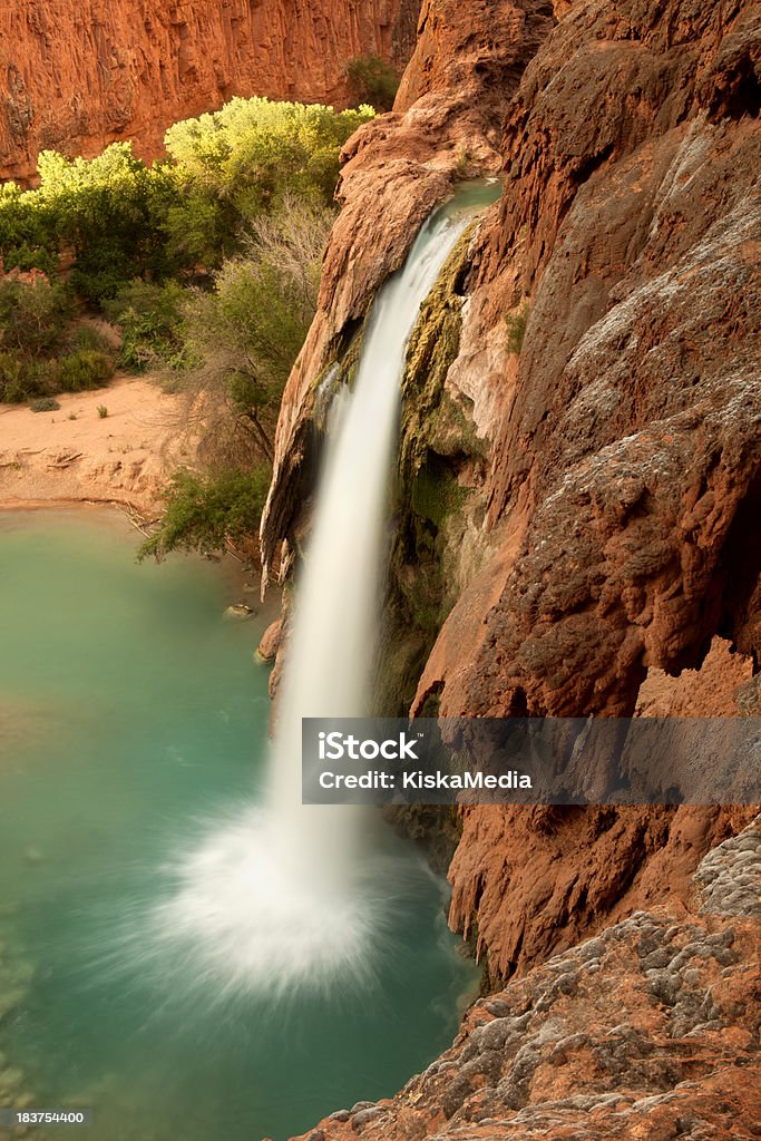 Wodospad Havasu Wodospady - Zbiór zdjęć royalty-free (Wodospad Havasu Falls)